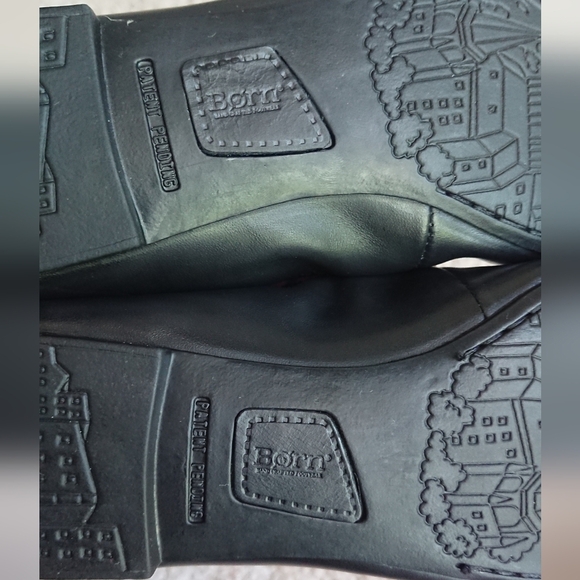 Born Julianne Black Full Grain Leather flat size 36.5 - Picture 13 of 15